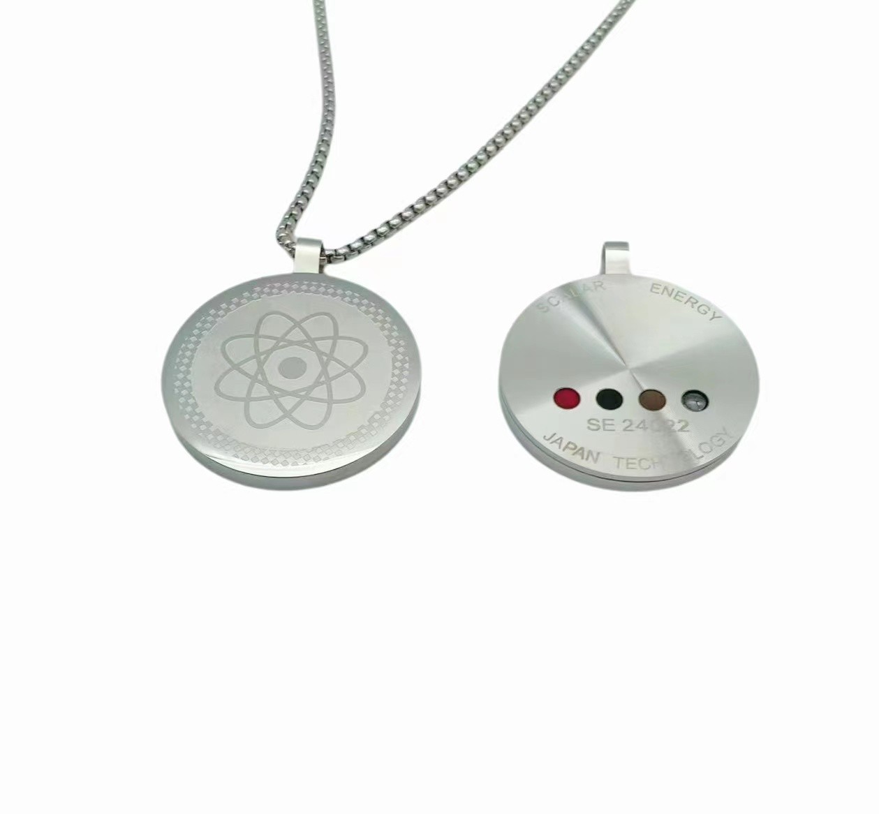 Energy Pendant Necklace 4 in 1 Scalar Pendant Stainless steel Necklace