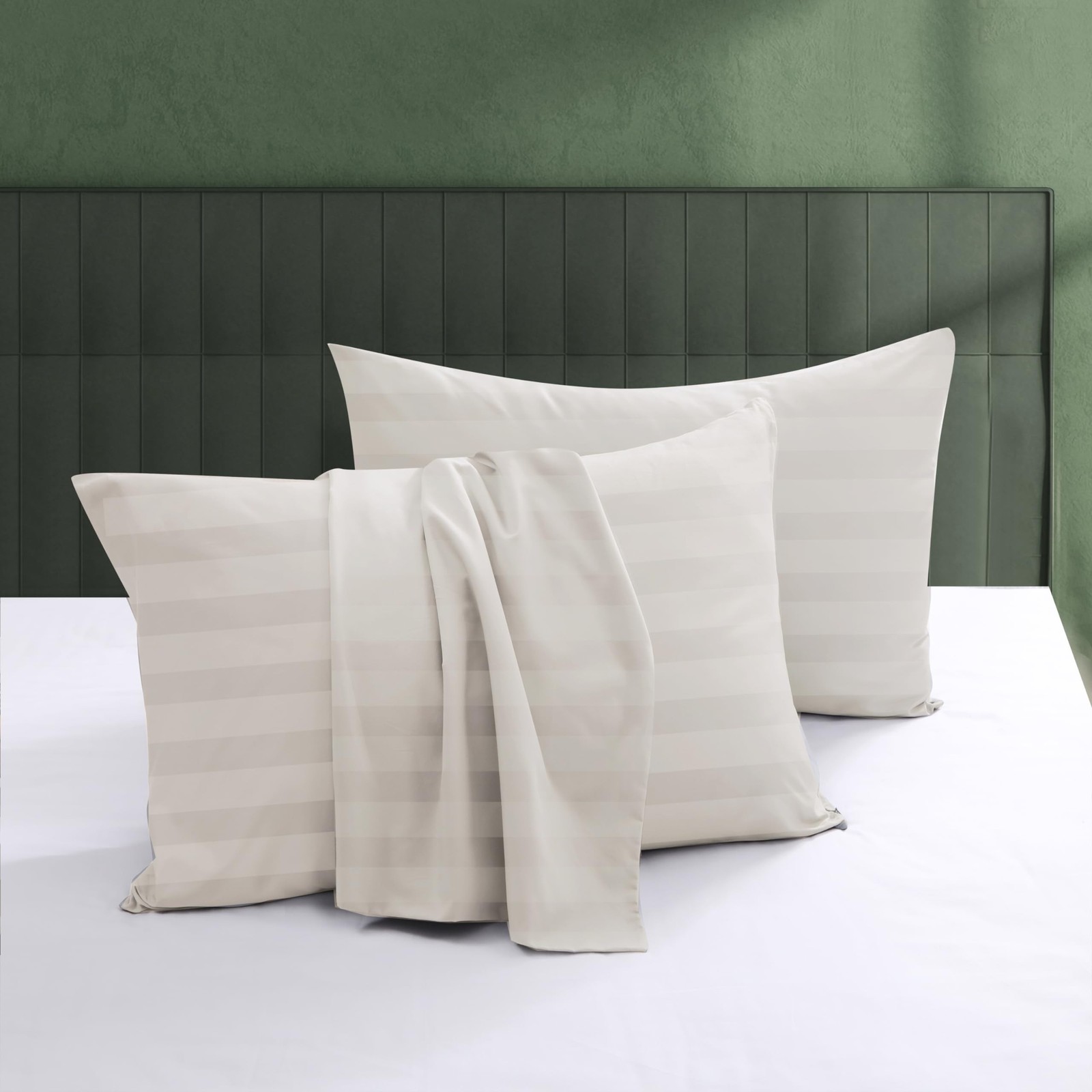 100% Egyptian Cotton Pillow Protectors Set of 2, 600 Thread Count Bed Pillow …