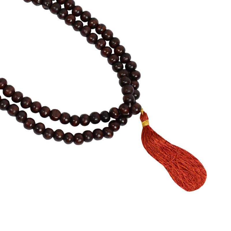Sandalwood Prayer Beaded Jaap Mala Tibet Buddhism Handmade Blessed & Energized