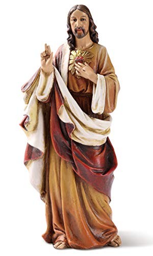 Roman Joseph Studio Sacred Heart of Jesus Figurine Renaissance Collection 6 Inch