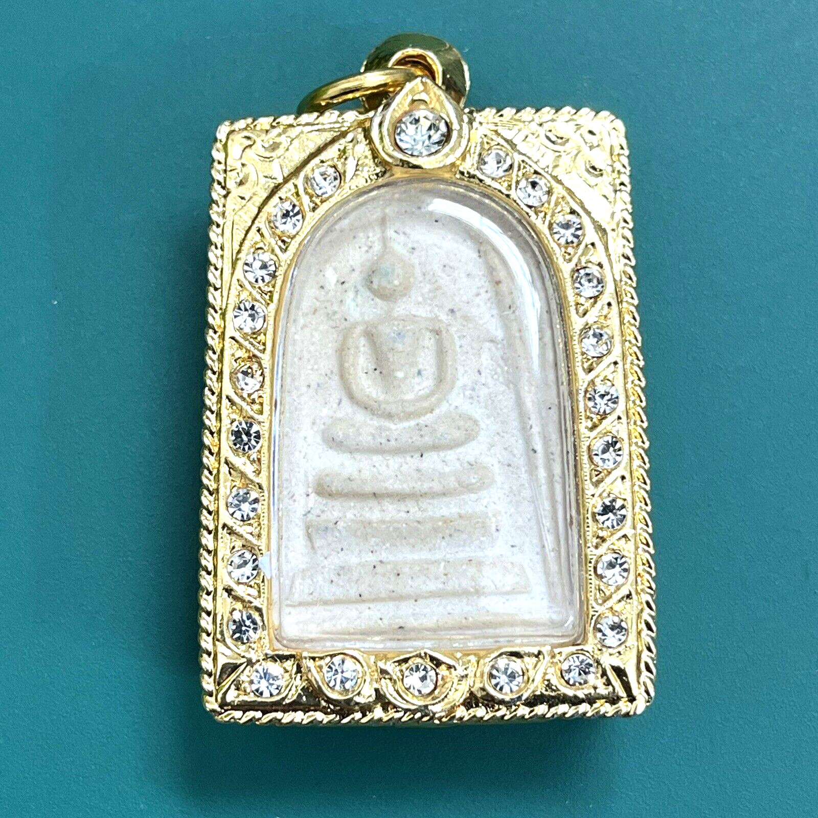 phra somdej wat rakang buddhist buddha talisman amulet pendant year 2552 or 2009
