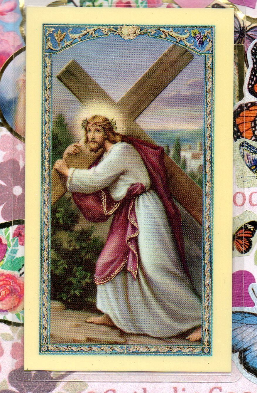 Splinters from the Cross – Laminated Holy Card E24-172